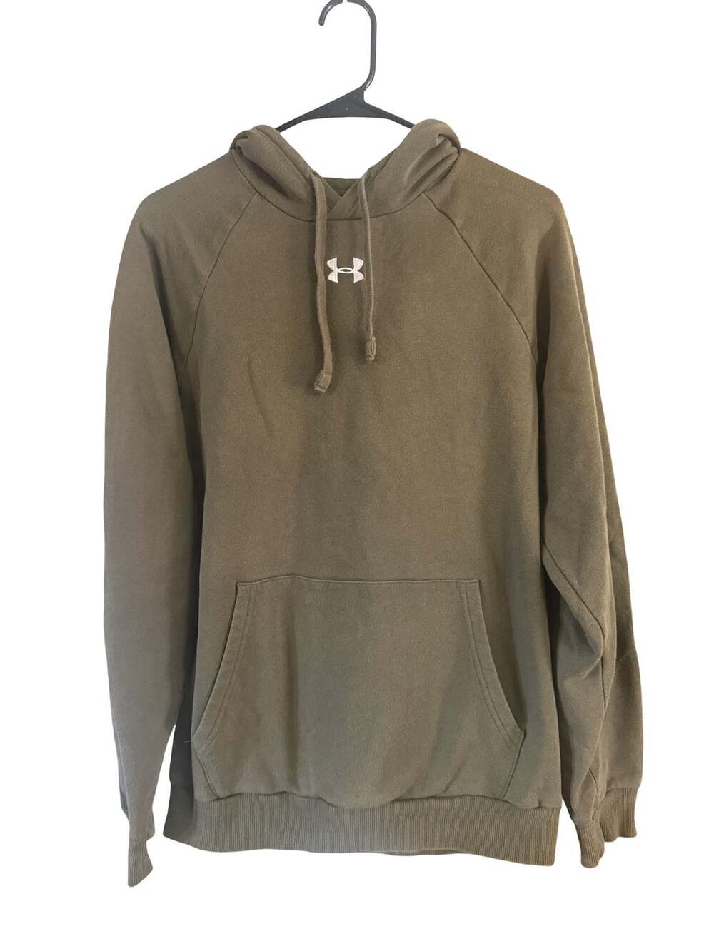Under Armour Rival Fleece Hoodie Olive Green Medium